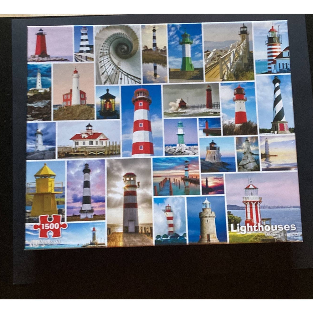1500 piece lighthouse puzzle by re-marks